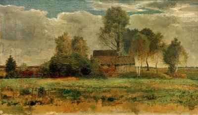 Peat Huts in Dachauer Moos by Franz Marc